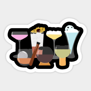 Sublight cocktails Sticker